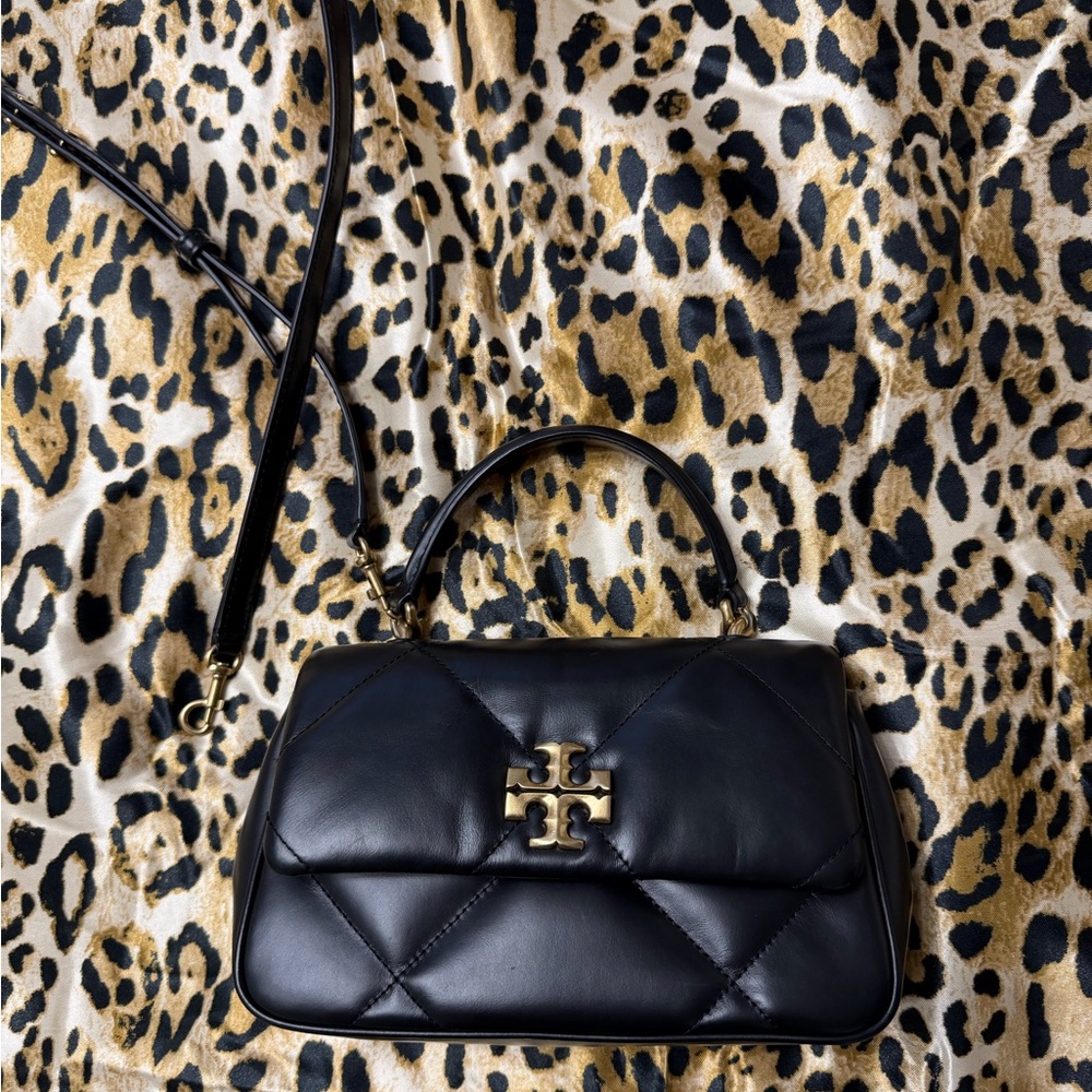 Tory Burch Kira Diamond Leather Top handle bag